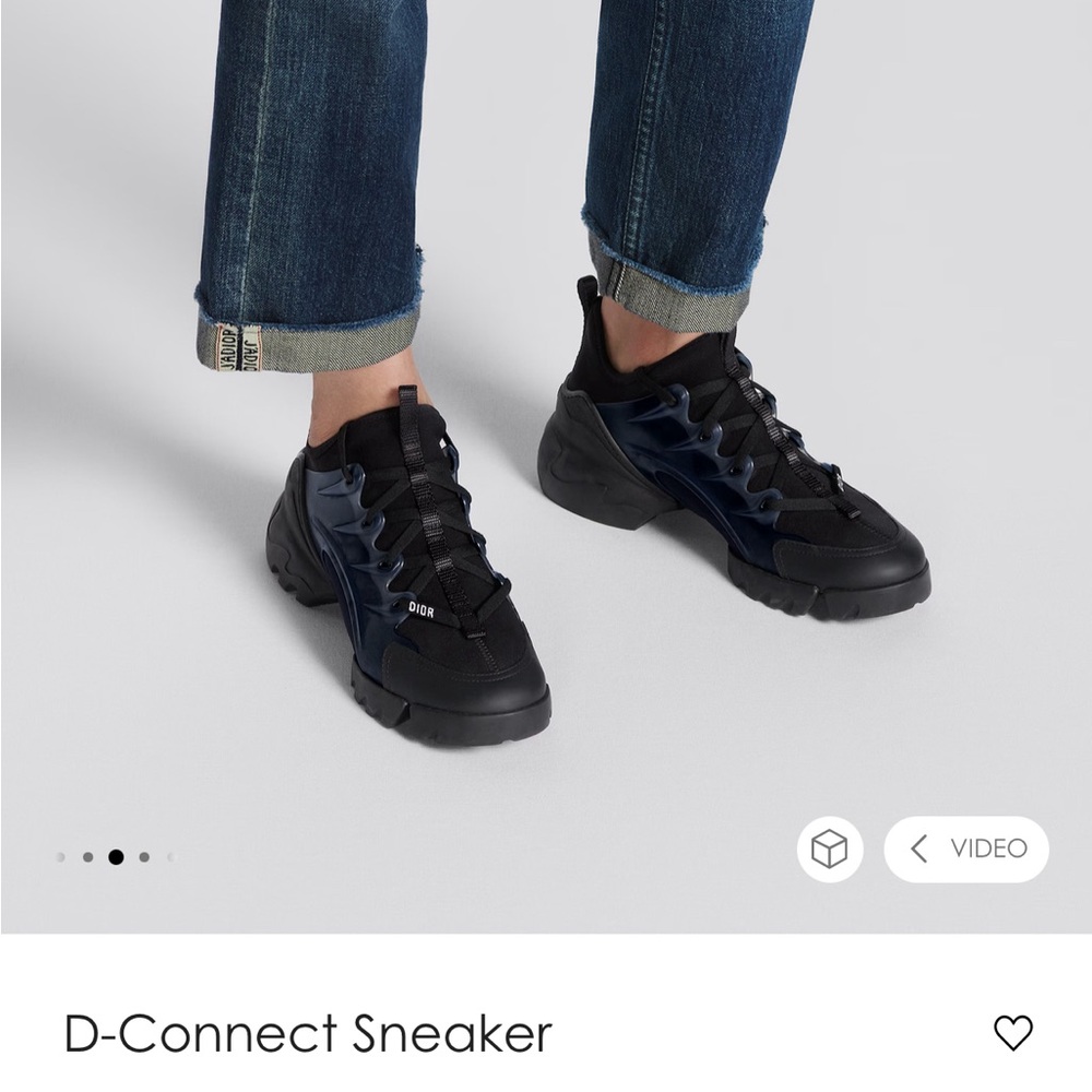 Dior D connect sneakers in navy